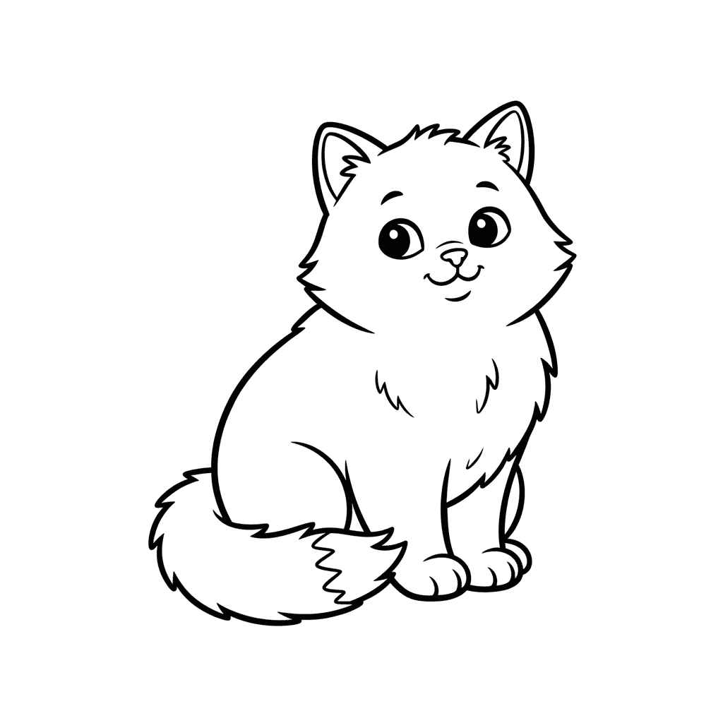 Cat Coloring Pages — printable coloring page 2