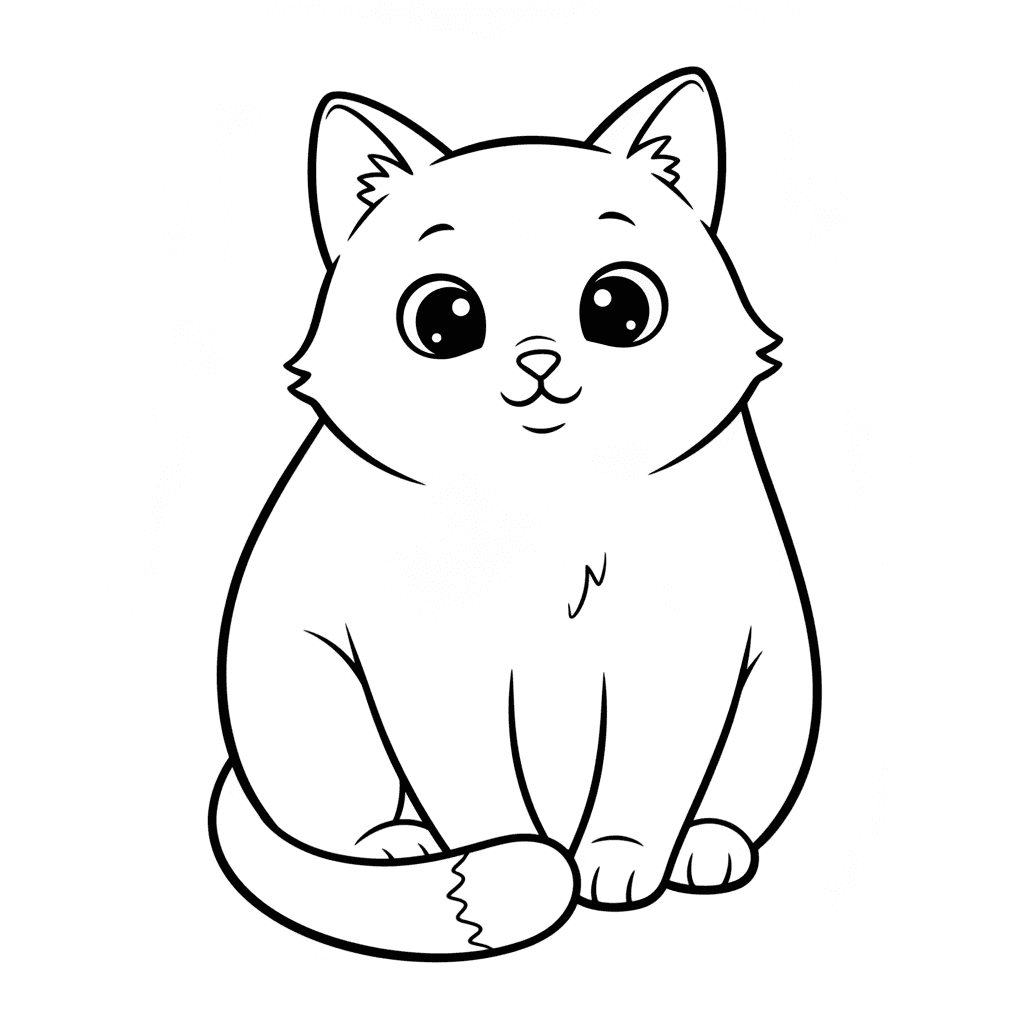 Cat Coloring Pages — printable coloring page 5