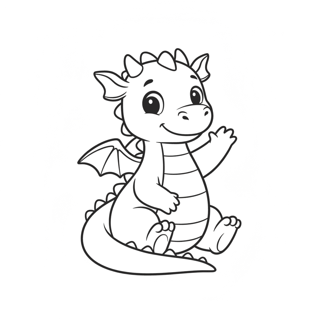 Dragon Coloring Pages — printable coloring page 2