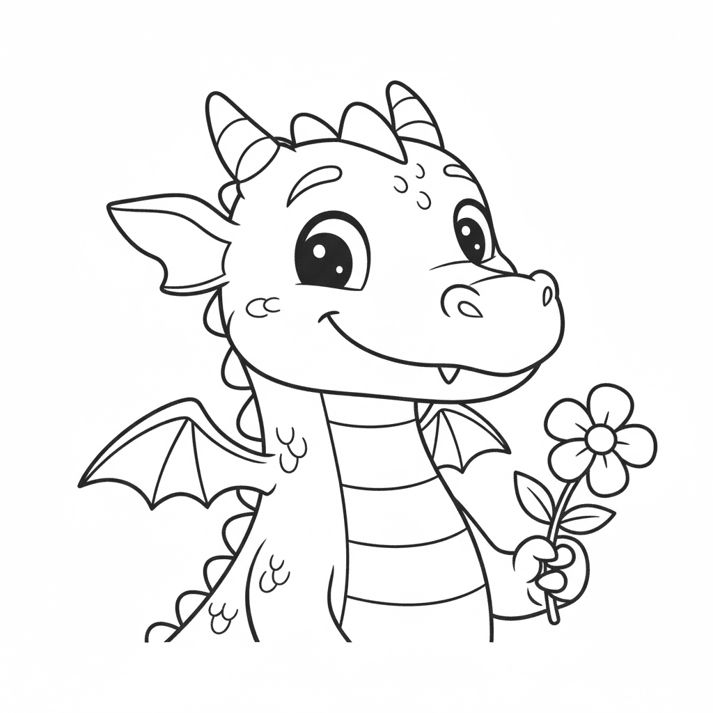 Dragon Coloring Pages — printable coloring page 5