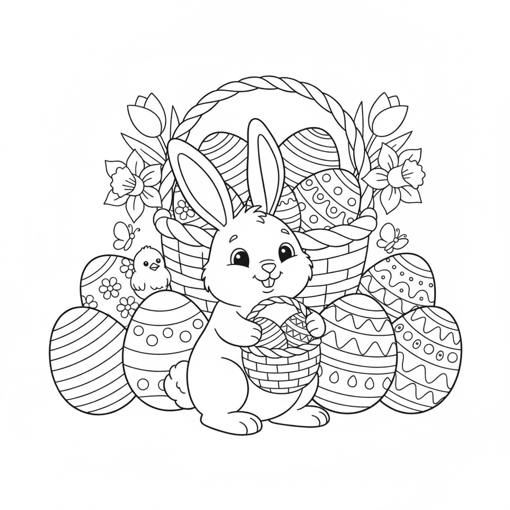 Easter Coloring Pages — printable coloring page 1
