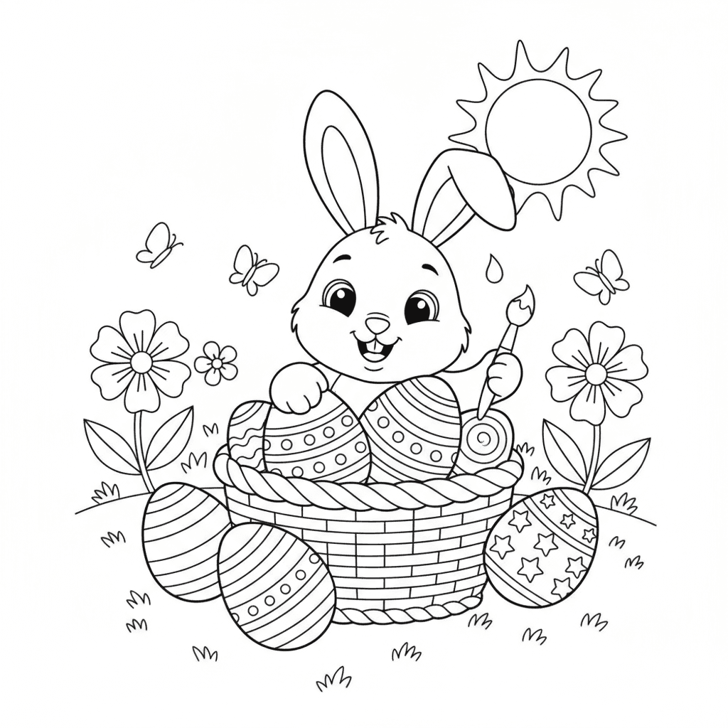 Easter Coloring Pages — printable coloring page 2
