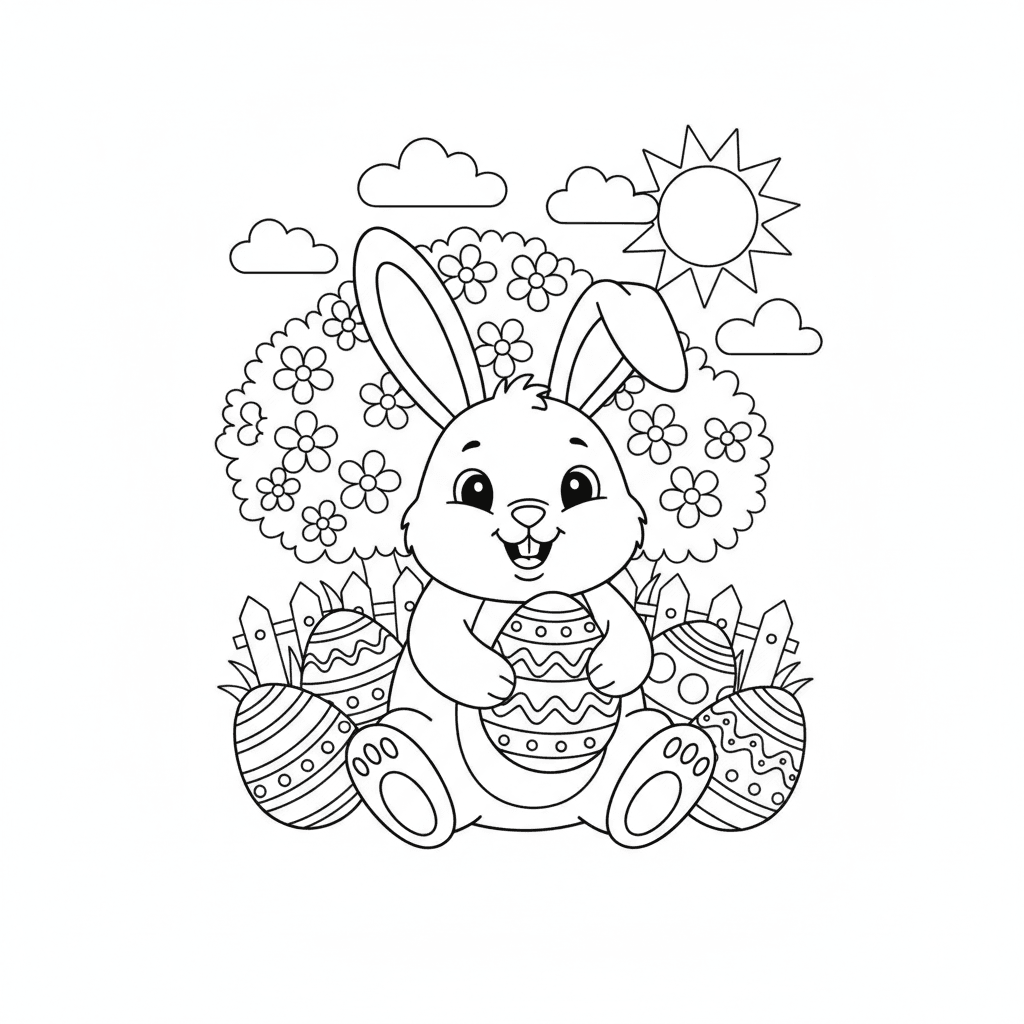 Easter Coloring Pages — printable coloring page 4