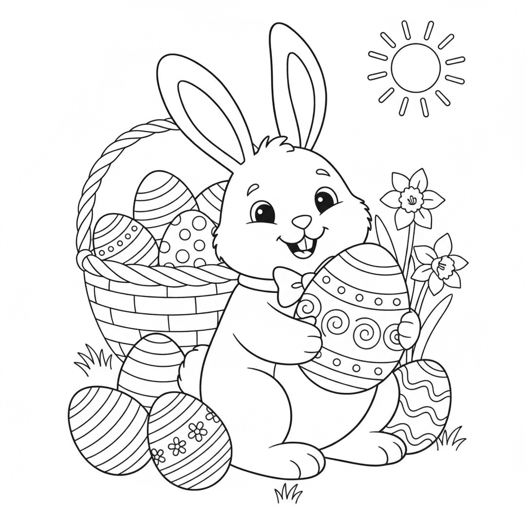 Easter Coloring Pages — printable coloring page 5