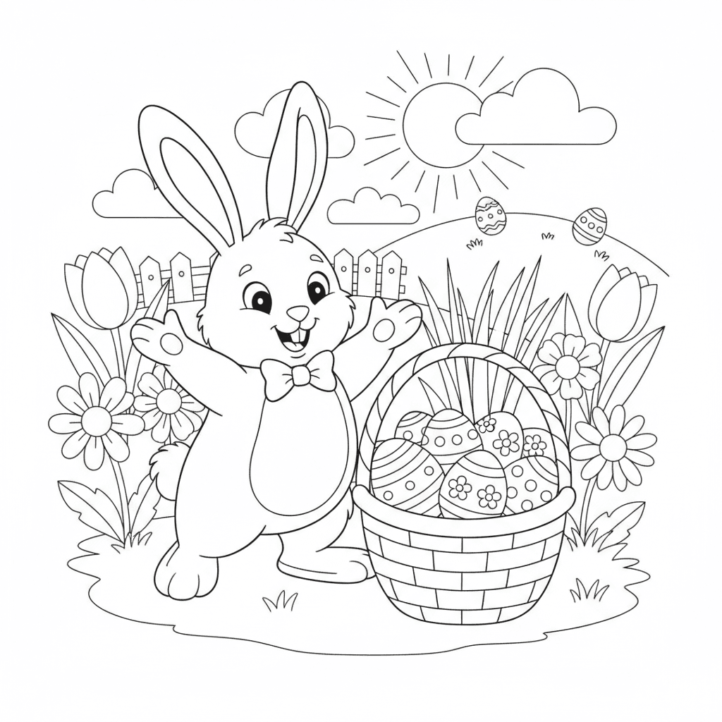 Easter Coloring Pages — printable coloring page 6