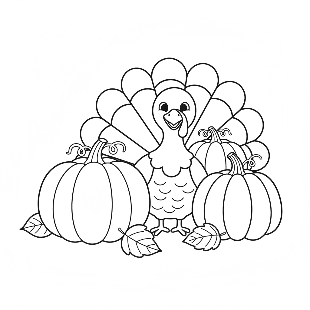 Thanksgiving Coloring Pages — printable coloring page 5
